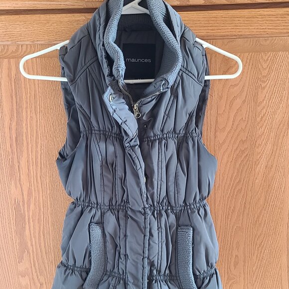 Women's Puffer Vest Maurices Medium Green - Picture 1 of 5